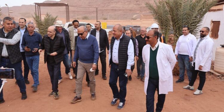 وزير الكهرباء يتفقد سير العمل بالمركز الحقلي التابع لهيئة المواد النووية بمنطقة أبو زنيمة محافظة جنوب سيناء