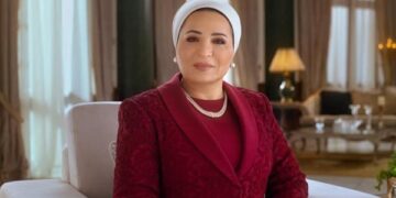 السيدة انتصار السيسى تنشر فيديو للمتحف المصرى وترحب بضيوف مصر