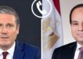 الرئيس السيسي يتلقى اتصالًا هاتفيًا رئيس وزراء المملكة المتحدة