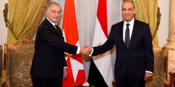 وزير الخارجية يلتقي وزير خارجية فرسان مالطا