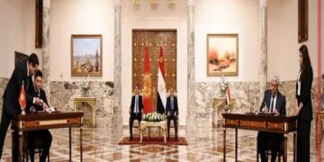 الرئيس السيسى ونظيره الكورى يشهدان توقيع مذكرتى تفاهم فى الثقافة والتعليم