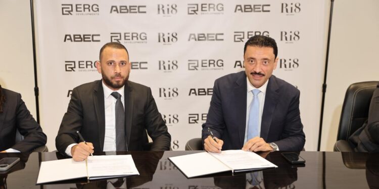 “ERG Developments” تتعاون مع “ABEC Egypt” لتنفيذ وتشطيب 6 مبانٍ سكنية في مشروع “RI8” بالعاصمة الإدارية الجديدة