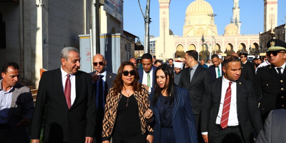 وزراء التنمية المحلية والأوقاف ومحافظ الغربية يتفقدون أعمال تطوير محيط مسجد السيد البدوي