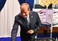 الرئيس السيسي يدلي بصوته في المرحلة الثانية من انتخابات مجلس النواب 2025