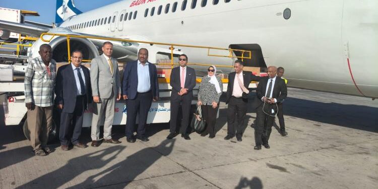 مصر ترسل قافلة طبية نوعية ومستلزمات علاجية وأدوية إلى السودان