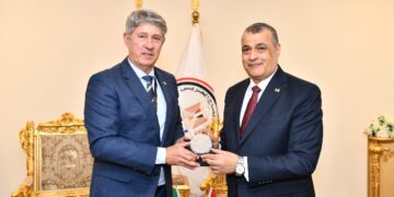 وزير الإنتاج الحربي يستقبل وزير الإنتاج الدفاعي البرازيلي