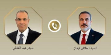 اتصال هاتفي بين وزير الخارجية ونظيره التركي