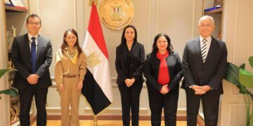 وزيرة التضامن تلتقي نائب رئيس هيئة التعاون الدولي اليابانية “JICA”