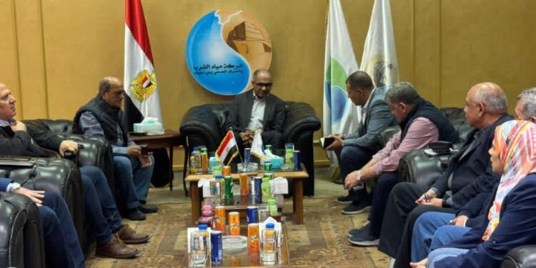 نائب وزير الإسكان في زيارة لمتابعة منظومتي مياه الشرب والصرف الصحي ومشروعات “حياة كريمة” ببني سويف