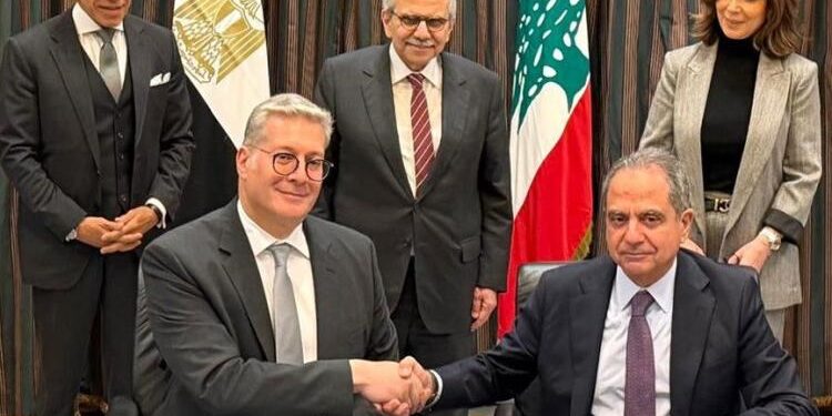توقيع مُذكرة تفاهم بين مصر ولبنان لإمداد محطة دير عمار بالغاز الطبيعي