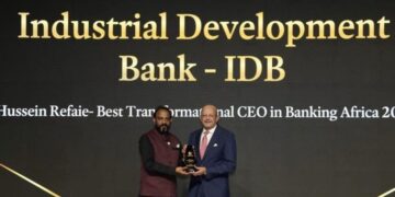 تكريم دولي لحسين رفاعي بجائزة أفضل رئيس تنفيذي للتحول المصرفي في أفريقيا