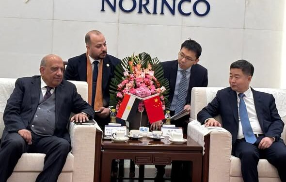 وزير الكهرباء يبحث مع مجموعة «نورينكو» الصينية التعاون في الاستكشاف والتعدين وتوطين تكنولوجيا المواد النووية والطاقة المتجددة