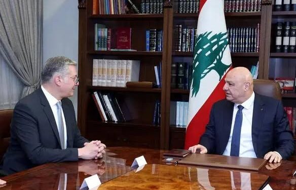 الرئيس اللبناني يستقبل وزير البترول والثروة المعدنية والوفد المرافق