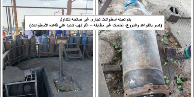 ضبط متهمين بالاستيلاء على كميات كبيرة من المنتجات البترولية بأحد المستودعات