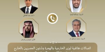 اتصالات هاتفية لوزير الخارجية مع نظرائه في السعودية والكويت وباكستان حول التطورات الإقليمية