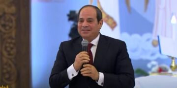 الرئيس السيسي بعيد الميلاد للشعب المصرى: اوعوا تقلقوا وخليكم دايما مع بعض