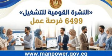 وزارة العمل: 6499 فرصة عمل جديدة فى 10 محافظات والتقديم خلال يناير وفبراير
