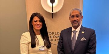 وزيرة التخطيط تلتقي الرئيس الجديد للمصرف العربي للتنمية الاقتصادية في أفريقيا