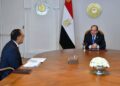 الرئيس السيسي يجتمع مع مدبولي وعدد من الوزراء