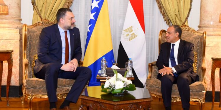 وزيرا الخارجية المصري والبوسني يبحثان سبل تعزيز العلاقات الثنائية والتطورات الإقليمية والدولية