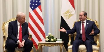 الرئيس السيسى يهنئ ترامب بـ عام ناجح من الإنجازات