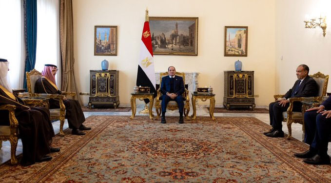 الرئيس السيسي يستقبل وزير الخارجية السعودي ويناقشان مستجدات الأوضاع الإقليمية والدولية