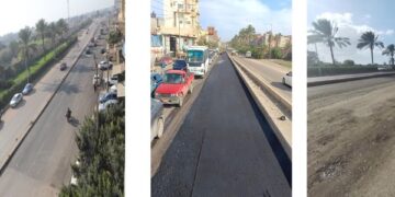 النقل تستجيب للمواطنين وتنهى أعمال رفع كفاءة طريق «وصلة السنانية» بدمياط