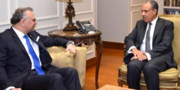 وزير الخارجية يستقبل كبير مستشاري الرئيس الأمريكي للشئون العربية والأفريقية