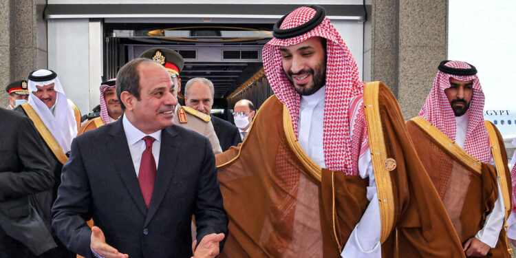 الرئيس السيسى يتوجه إلى السعودية اليوم ويلتقى الأمير محمد بن سلمان