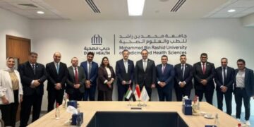 رئيس هيئة الرعاية الصحية يلتقي رئيس مؤسسة الإمارات للخدمات الصحية