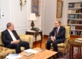 وزير الخارجية يستقبل رئيس الجامعة البريطانية في مصر