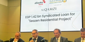 القمزي تحصل علي تمويل مشترك من بنكي الأهلي المصري والبركة بقيمة 1.42 مليار جنيه لتمويل مشروعها SEAZEN بالساحل الشمالي