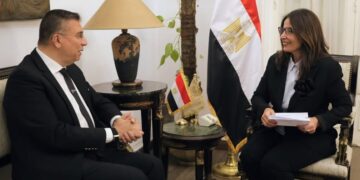 وزيرة الثقافة تبحث مع رئيس اتحاد إذاعات وتلفزيونات دول التعاون الإسلامي تعزيز التعاون الثقافي والإعلام