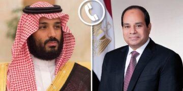 الرئيس السيسي يجري اتصالا مع ولي عهد السعودية