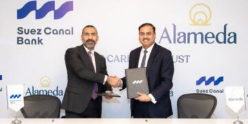 بنك قناة السويس يوقع بروتوكول تعاون مع مجموعة ألاميدا للرعاية الصحية لتقديم خدمات طبية حصرية لكبار العملاء