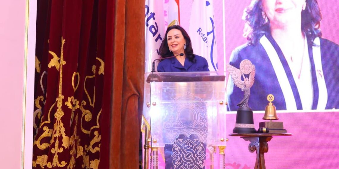 وزيرة التضامن الاجتماعي تشهد مؤتمر “الصورة العامة” لأندية روتاري مصر