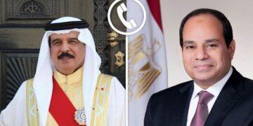 الرئيس السيسي يجري اتصالا هاتفيا مع ملك البحرين