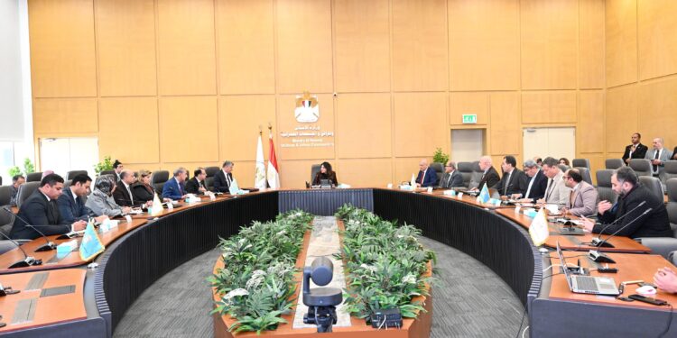 وزيرة الإسكان تعقد اجتماعًأ موسعًا لمتابعة موقف تنفيذ مشروعات المبادرة الرئاسية “حياة كريمة”