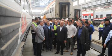 كامل الوزير يتفقد ورش السكك الحديدية بأبو غاطس والفرز ويؤكد: لا خروج لأي قطار قبل التأكد من سلامته الفنية