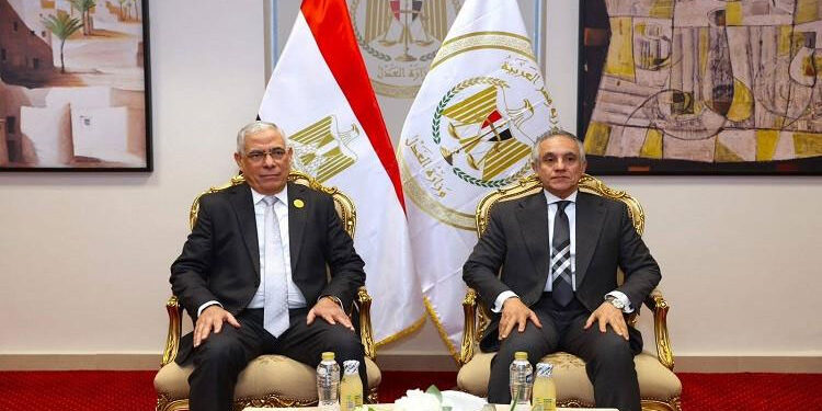 وزير العدل يستقبل النائب العام لتهنئته بتولي مهام منصبه