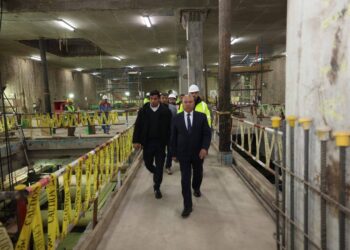 وزير النقل يتابع تقدم تنفيذ محطة الملك الصالح ضمن مشروع الخط الرابع لمترو الأنفاق