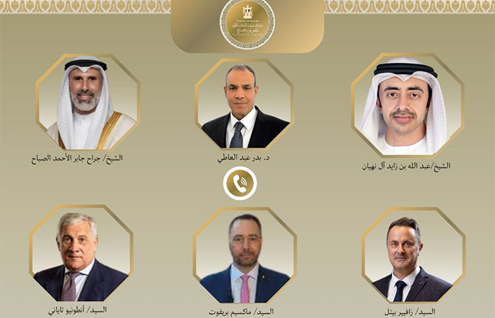 وزير الخارجية يجري اتصالات مع نظرائه بالإمارات والكويت وإيطاليا وبلجيكا ولوكسمبورج لبحث خفض التصعيد في المنطقة