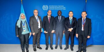 وزير العمل يلتقي المدير العام لمنظمة العمل الدولية في جنيف