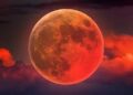 خسوف جزئي للقمر 28 أغسطس 2026 يُرى في المنطقة العربية ويغطي معظم قرص القمر