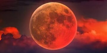 خسوف جزئي للقمر 28 أغسطس 2026 يُرى في المنطقة العربية ويغطي معظم قرص القمر