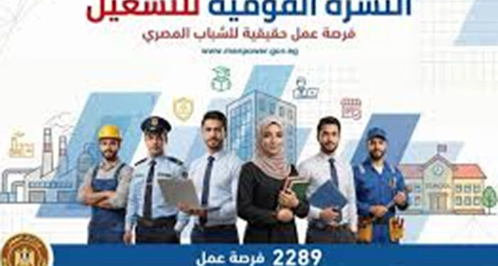2289 فرصة عمل متنوعة للشباب في 34 شركة خاصة داخل 9 محافظات