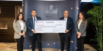 بنك الإمارات دبي الوطني مصر يسلّم الفائز بالجائزة الكبرى بقيمة 100 ألف جنيه ضمن«فيديو»