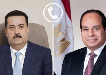 الرئيس السيسي يتلقى اتصالًا هاتفيًا من رئيس جمهورية العراق