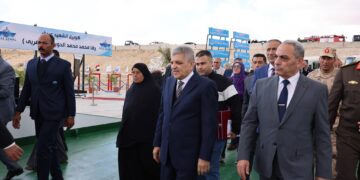 اكتمال المحور الرابع بمنطقة القطاع الأوسط للمجرى الملاحي للقناة بالإسماعيلية