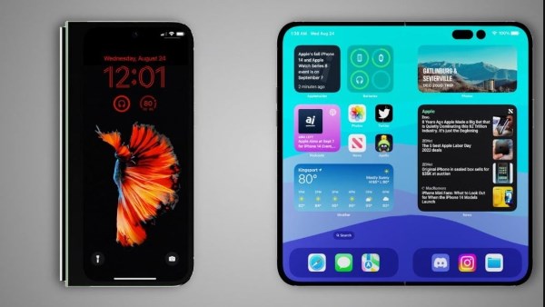 سامسونج ترد على آبل .. هاتف غامض يتحدى آيفون فولد